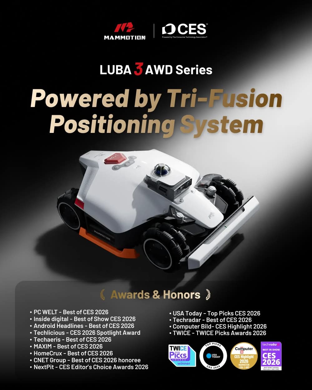 LUBA 3 AWD 5000 Lidar
